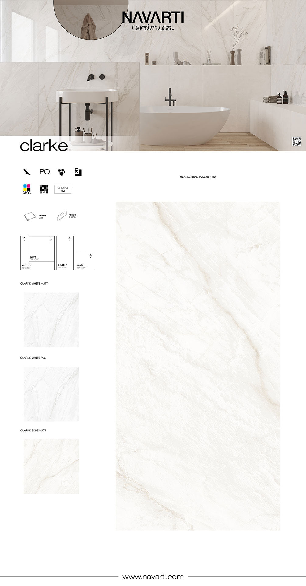 Navarti Clarke Feinsteinzeug
