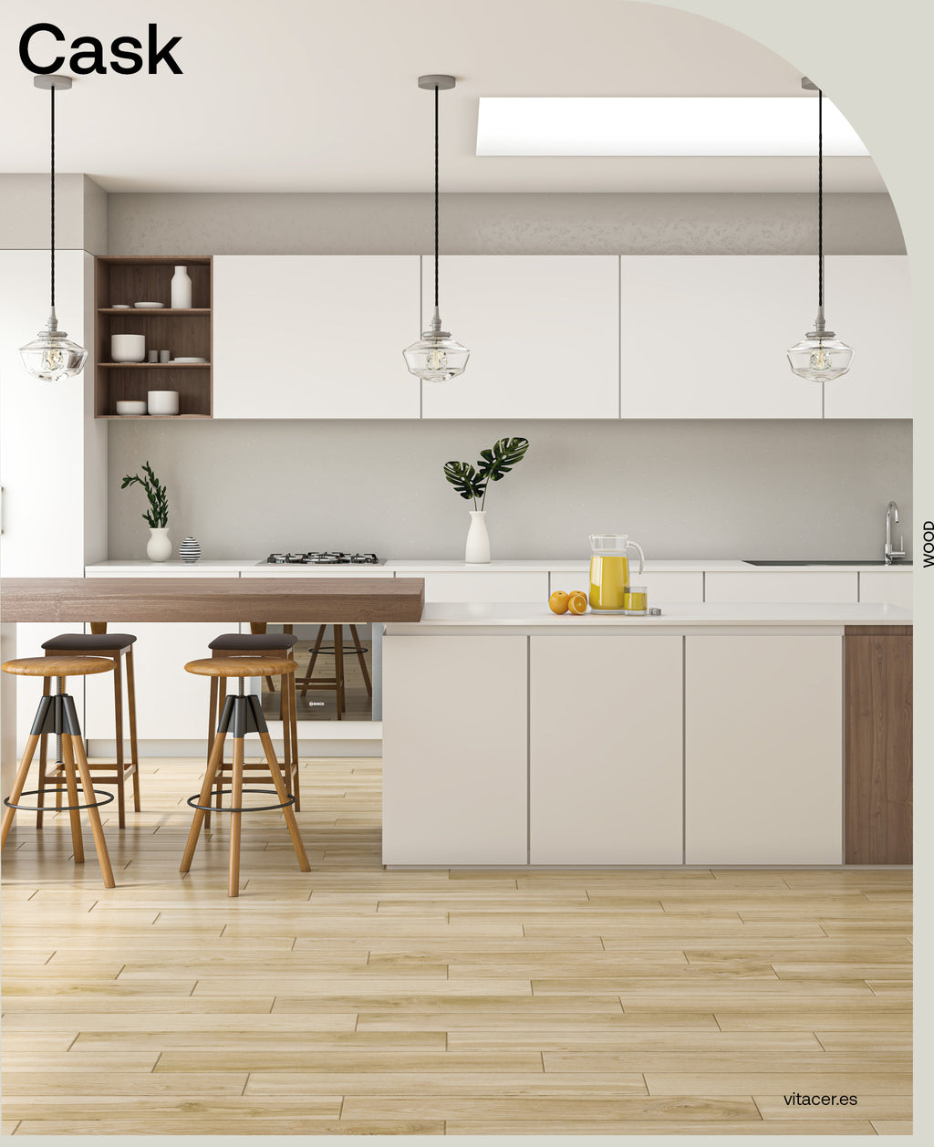 Vitacer Cask Holzoptik