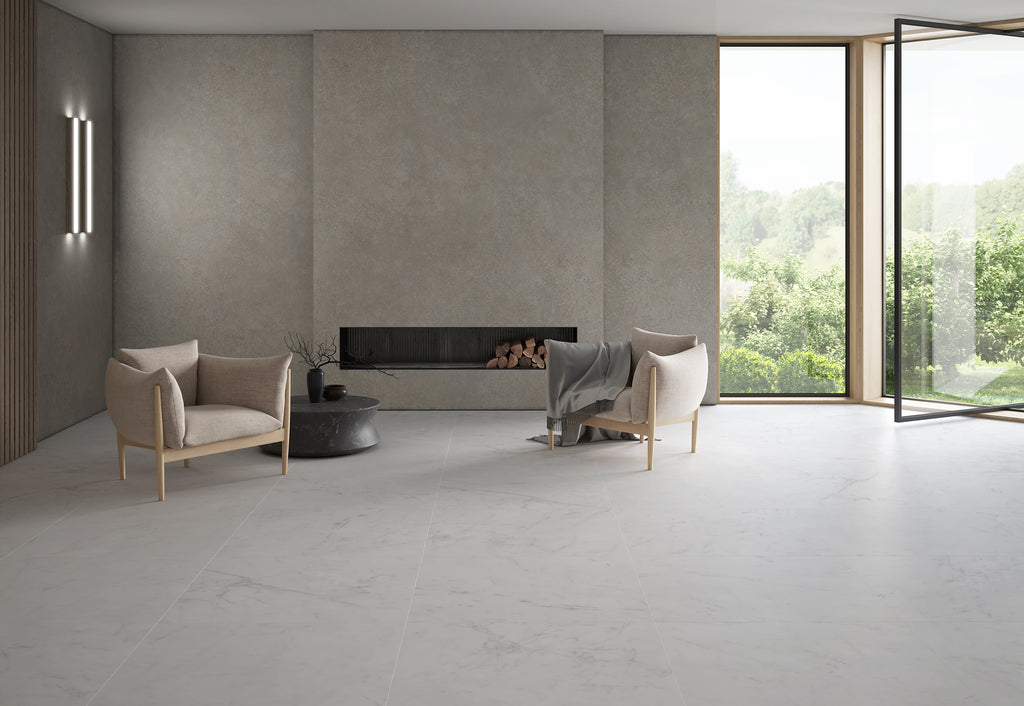 AZUVI Statuario – Original-Raumaufnahme 2