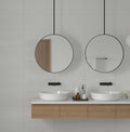 BIEN Parel Weiß 30×60 Matt – Badezimmer – Original-Raumaufnahme aus dem Herstellerkatalog