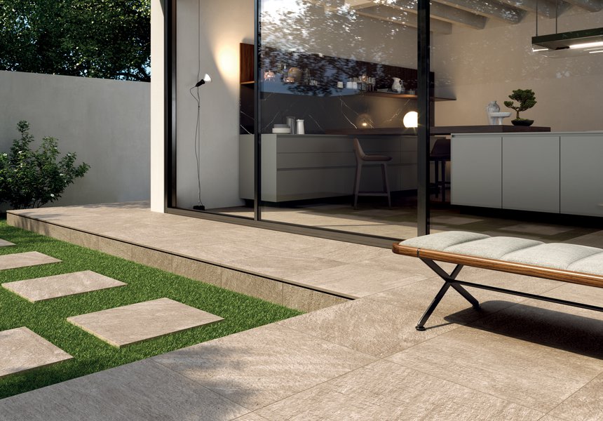 Marca Corona Contract Stoneline HiThick 20 mm – Raumbeispiel 1