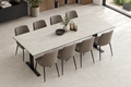 TRIVIO Esstisch mit T-Gestell Parker White