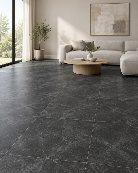 BIEN 60X60 Pulpis Nero Rec.1 Matt | Lagerware