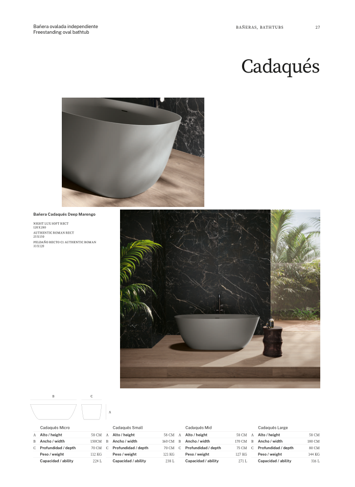 Original ILBAGNO 2026 Katalogseite Cadaqués
