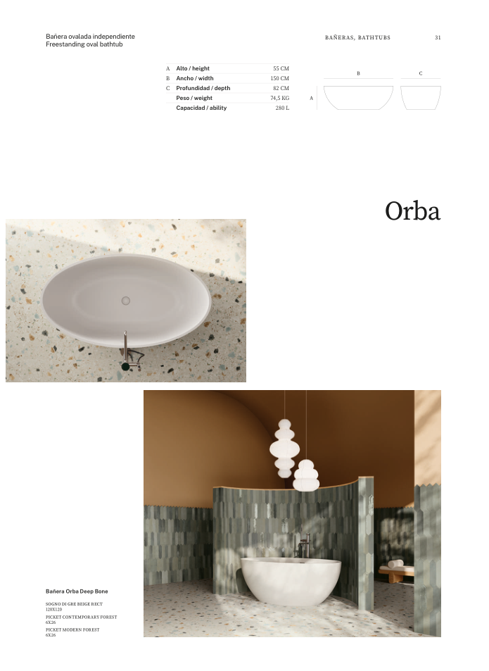 Original ILBAGNO 2026 Katalogseite Orba