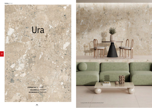 Navarti Ura INFINITA – Abbildung aus offiziellem Navarti-Katalog (Großformatfliesen 120 × 280 cm)
