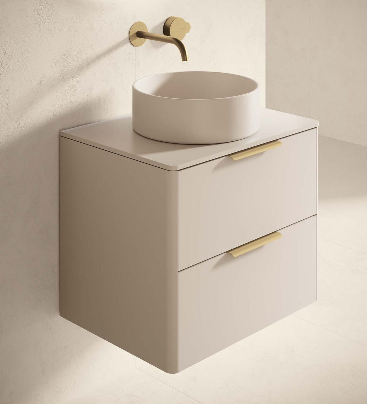 Ilbagno Arch – Waschtischunterschrank hängend, 2 Schubladen
