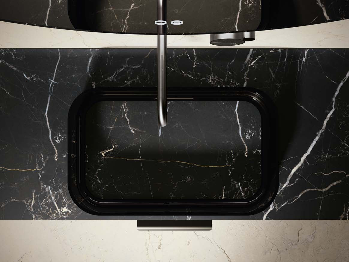 Ilbagno Arch – Waschtischplatte Keramik Marmoroptik