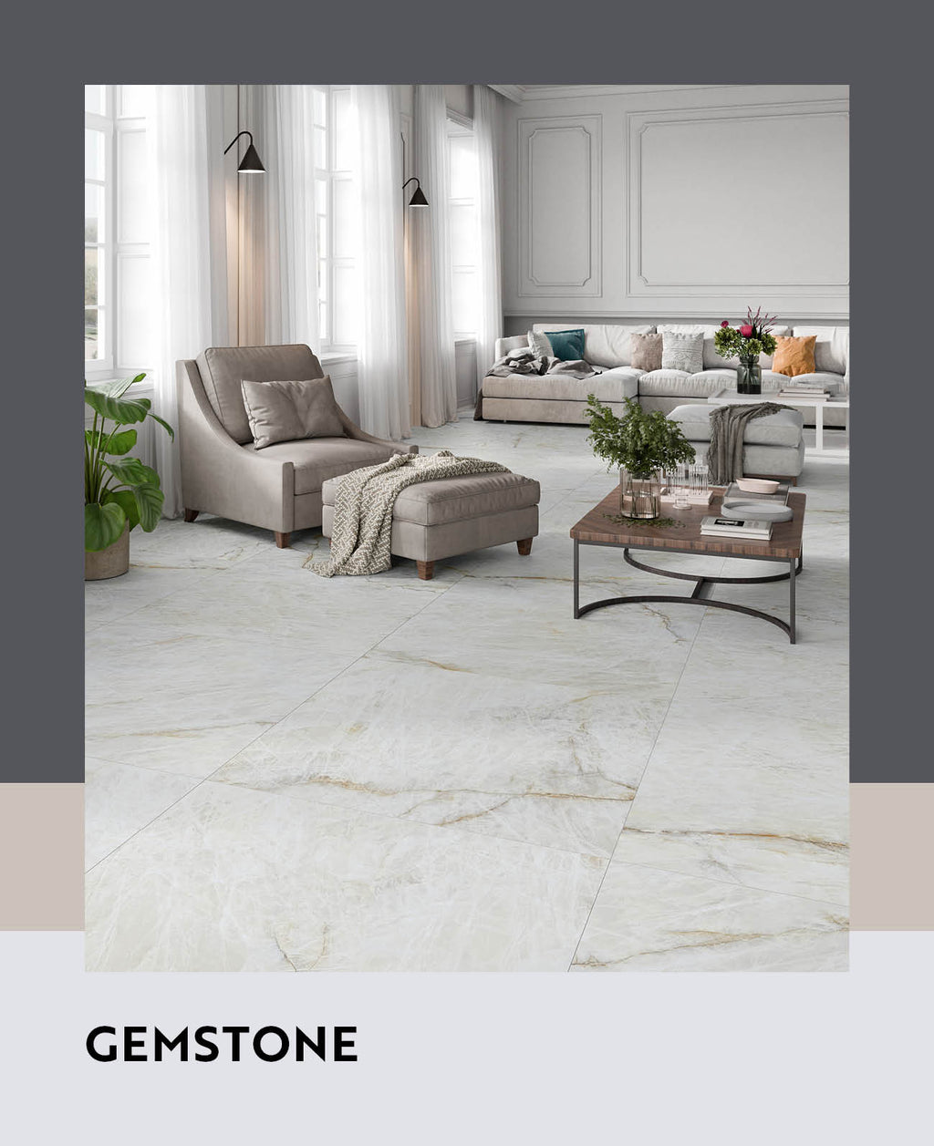 Vitacer Gemstone Fliese Ambiente