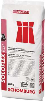 Schomburg SOLOFLEX-fast Fliesenkleber 20 kg grau – schnell – C2 FTE