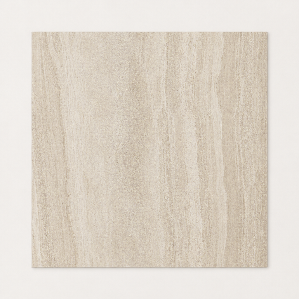 KI-generierte illustrative Fliesenansicht: Miro, Farbe Champagne Stripe.