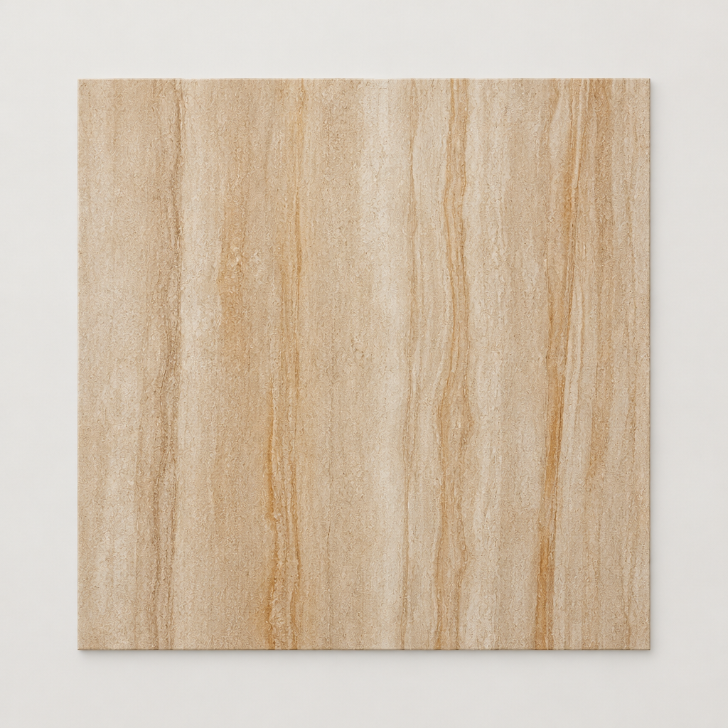KI-generierte illustrative Fliesenansicht: Miro, Farbe Amber Stripe.