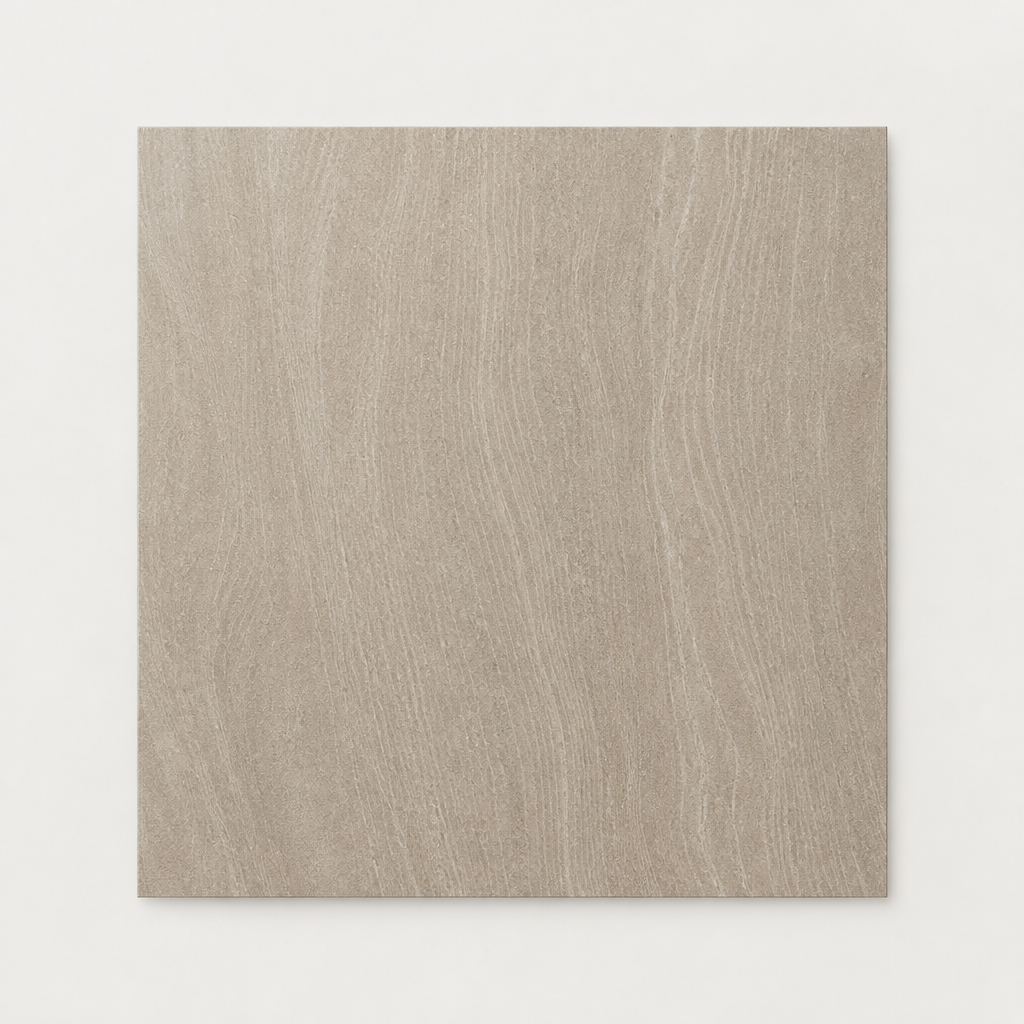 KI-generierte illustrative Fliesenansicht: Miro, Farbe Leather Stripe.