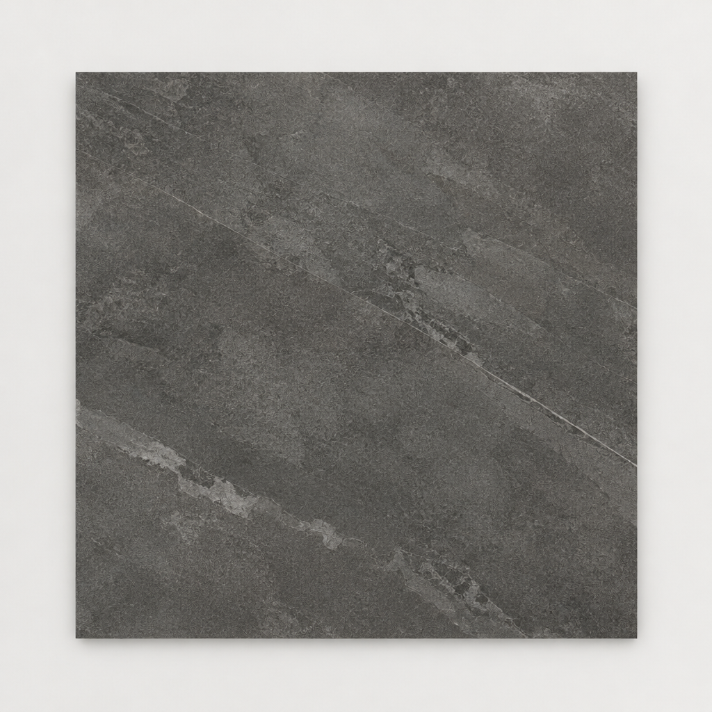 KI-generierte illustrative Fliesenansicht: Massive, Farbe Dimgray.